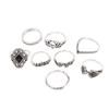 15 Stück/Set Vintage Ring Persönlichkeit Punk Gothic Herren Damen Ringe Schmuck Geschenk