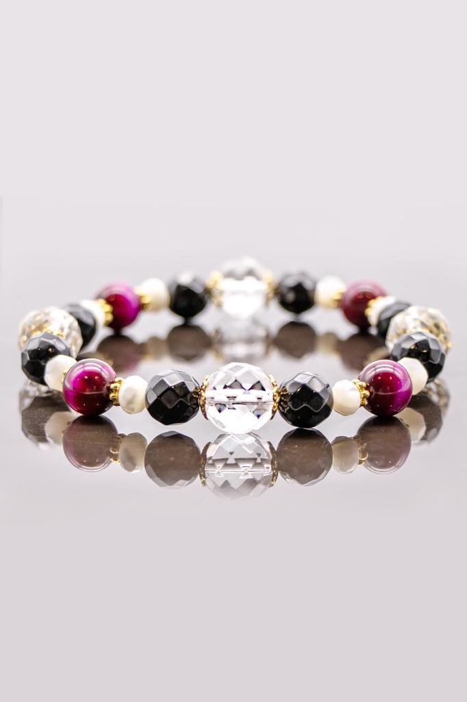 Liisha Infinity Love a power stone and natural stone bracelet for Onmyodo Reward hardships with eternal Protects against and age Amulet for protection