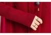 Herbst-Winter 2025 Lockerer Zopfmuster-Wollkleid