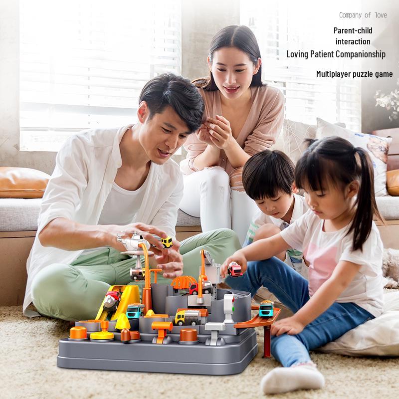 Cross-Border Children's Educational Adventure Car Track Toy
