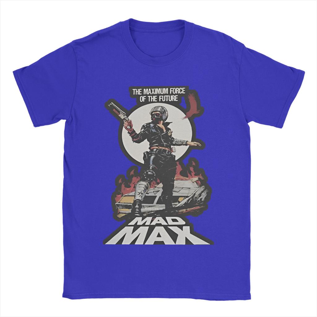 Vintage Mad Max Rockatansky George Miller Vintage T Shirt Men's 100%Cotton Short Sleeve Round Neck Summer Top Tee