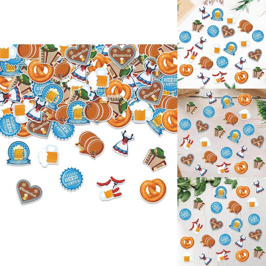 Munich Beer Festival Party Confetti With Paper Decor For Oktoberfest Celebrations