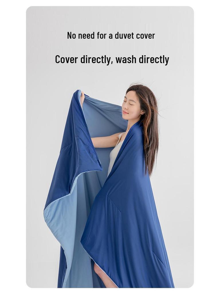 Summer Deep Sleep Quilt - Four Seasons Temperature Control for Parent-Child and Air Conditioning. Warm Spring, Autumn Comforter Core.