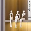 1Pc Desktop Special Character Ornament Home Living Room Wine Cabinet Office Abstract Scene Craft Decoration
