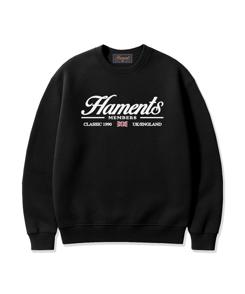 Hameoncheu Classic Members Logo Sweatshirt Black
