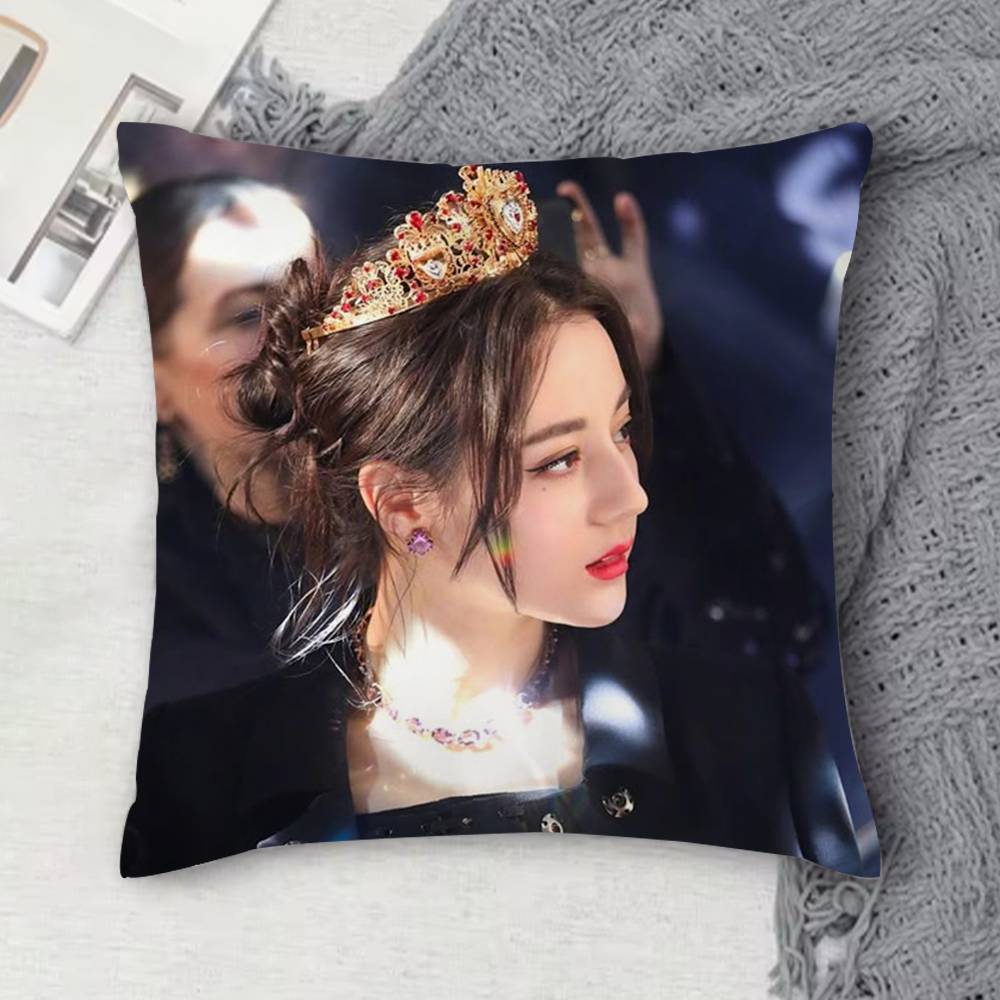 Dilireba Double-sided Printed Square Decorative Cushion Cover for Sofa Living Room Home Decor