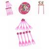 Magical Unicorn Kids Birthday Party Supplies Featuring Colorful Plates Cups And Banners