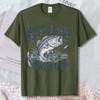 Reel Cool Grandpa Shirt Bass Fishing Gifts For Grandpa Vintage Fisherunisex ShortSleeve Tees Funny Streetwear Shirt Cotton Unisex Tee