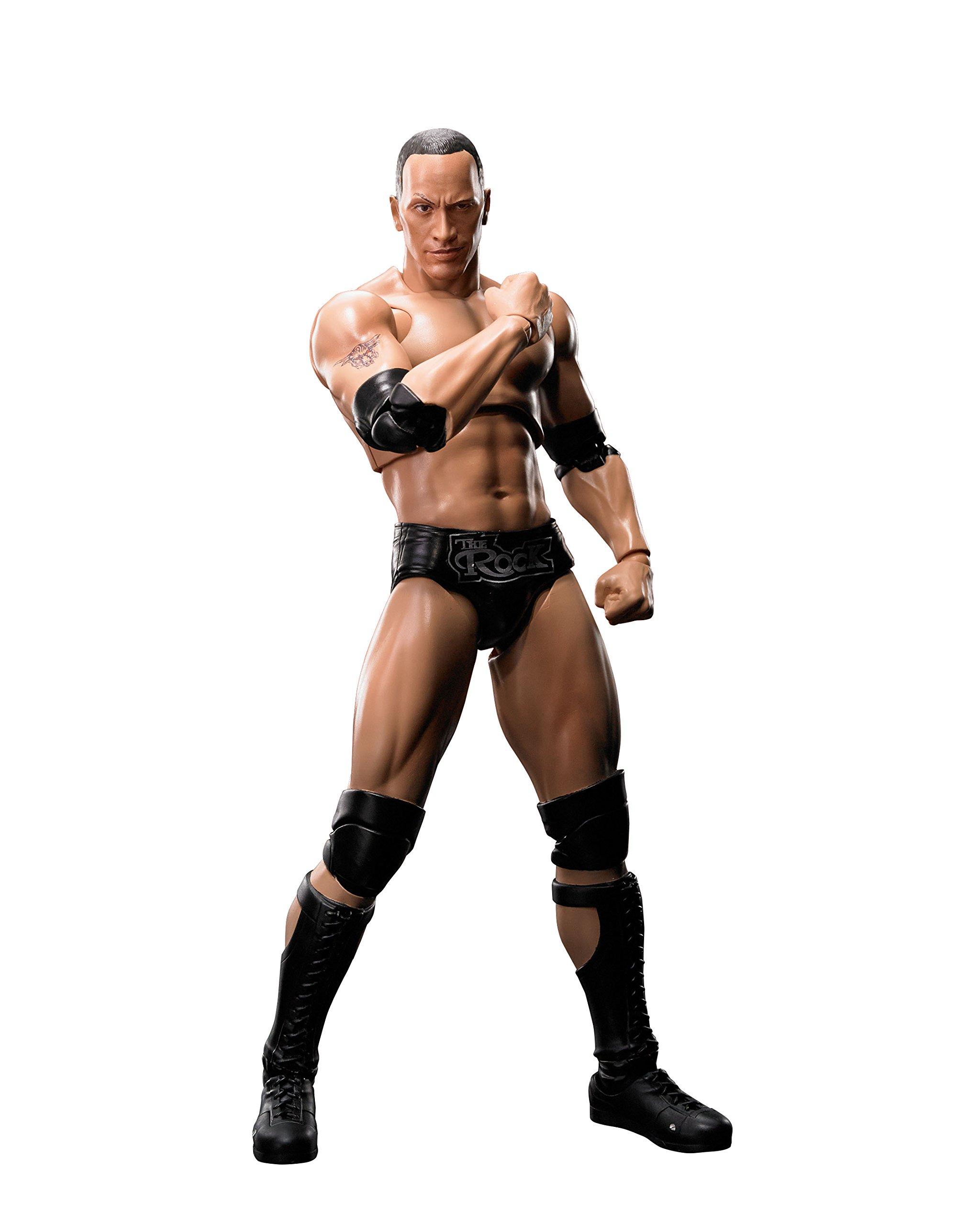 

SHFiguarts WWE Рок (Рок) приблизительно. 160 мм подвижная фигурка из ПВХ и АБС