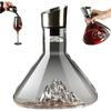 Caraffa per Vino, Caraffa per Vino Trasparente da 1500ml, Caraffa per Vino con Aeratore, Caraffa Filtrante, Caraffa, Caraffa per Vino Rosso con Erogatore Integrato