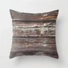 Farmhouse Home Decor Sofa Pillow Creative Wood Grain Marble Pillowcase Fashion Geometric Cushion Cover 40x40cm  50x50