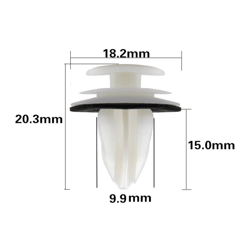 Set Nituri Auto 100 Buc Clipuri de Fixare Panou Ușă Șurub Interior Burete