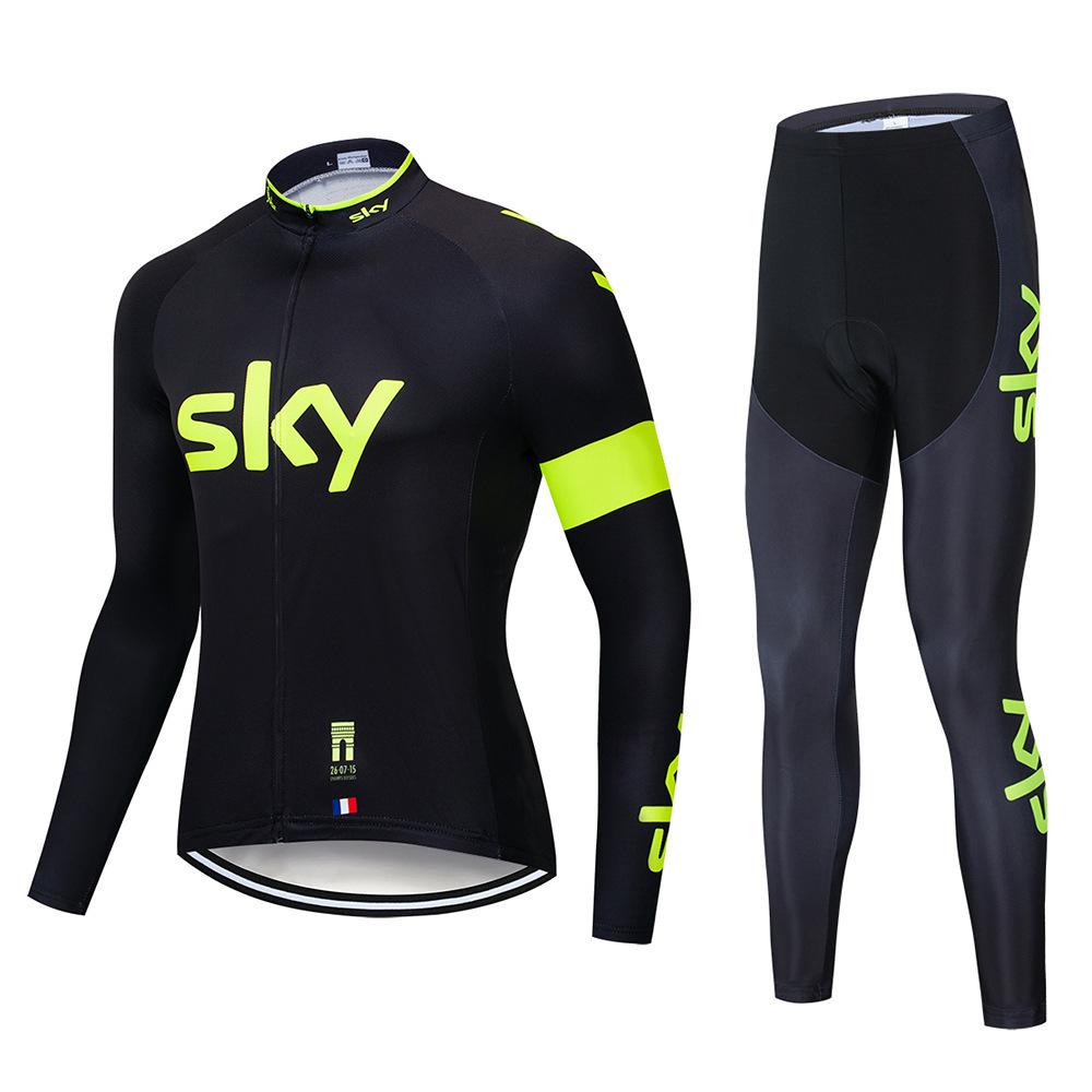 

Cycling Suit Breathable Long-sleeved Strap Suit Mountain Road Racing Suit Men s and Women s Cycling Suit 2026 Autumn Breathable Cycling Suit Suit XXXL