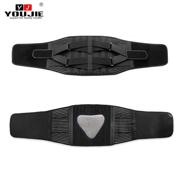 PAIDES Super Stable Support Adjustable  Sports Removable Pad Elastic Back Traction Waist Lumbar Support Belt Lower Back Adult S чёрный