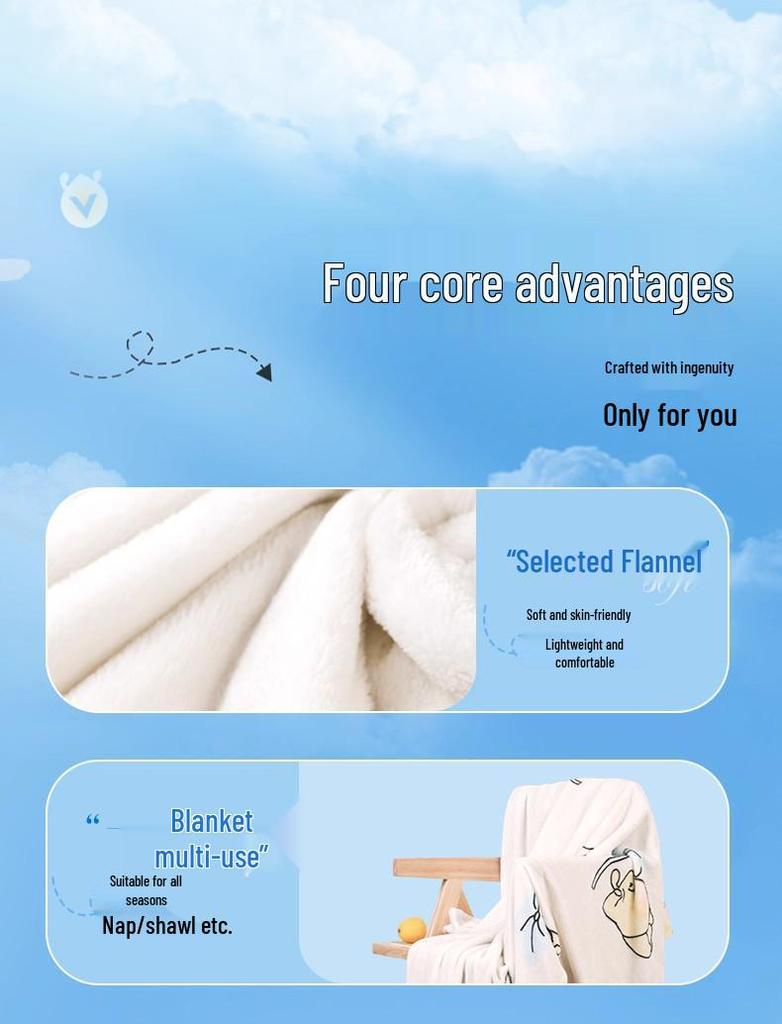 Pătură canapea pisică personalizată: Flanel gros cu imprimeu digital