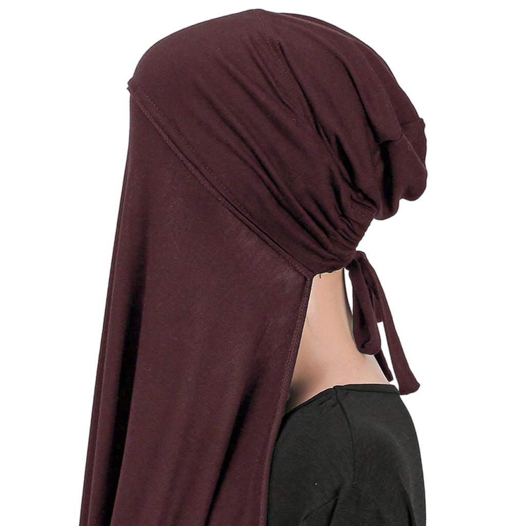 Damen Hijab Kopftuch Schal Wickeltuch für Muslimisches Gebet Ramadan Eid 170cm x 55cm Atmungsaktiv und Schnelltrocknend Kopfbedeckung Schal