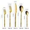 304 Stainless Steel Bamboo Joint Cutlery Set: Steak Knife, Dinner Fork, Dessert Spoon, Chopsticks - Elegant Gift for Hotels & Boutiques