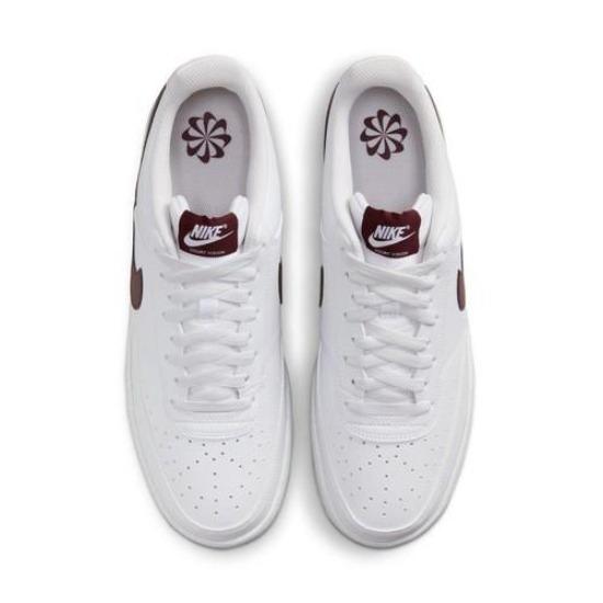 Nike Court Vision Low Next Nature White Burgundy Crush DH2987-113 Men's Size