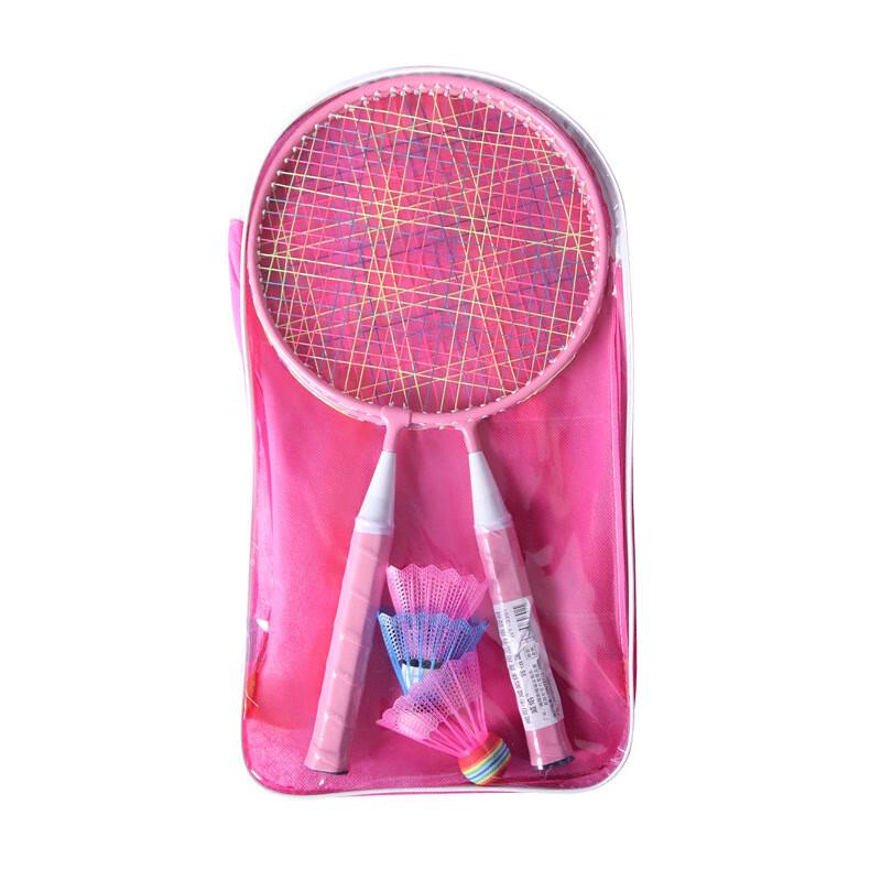 Green Mantis Kids Iron Alloy Badminton Racket Set