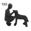 Home Decoration Dog Sculpture for Decor, 3D Printed Man And Desktop Ornaments Figurine, Pet Memorial Gift Loss, Lovers Ornament
