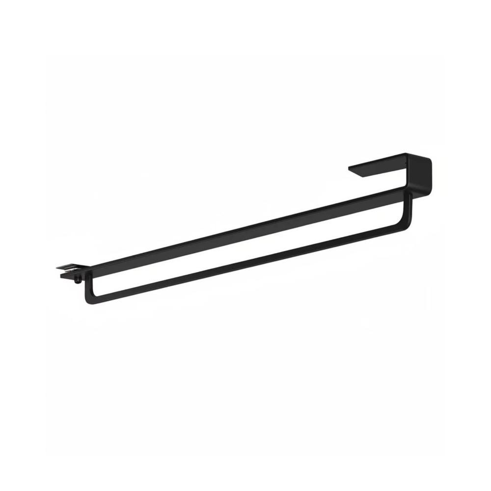 Iron Top Mounted Hanging Rack Non Perforated Large Capacity Pants Hanger Non-slip Space Saving Wardrobe Storage Hooks