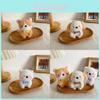 Plush Dog Keychain With Bowtie For School Events And Gift Giving