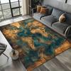 2025 New Style Retro Marine Nautical Chart Compass Carpet Rug for Home Living Room Bedroom Sofa Doormat Decor,Non-slip Floor Mat