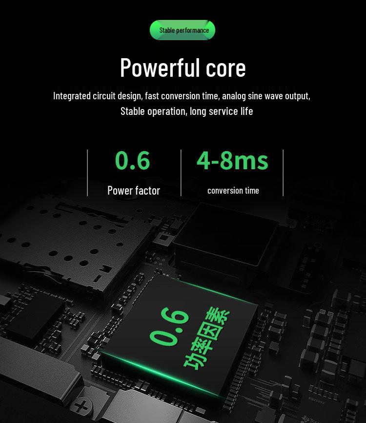2 kVA 1200 W Standby-USV für Notstromversorgung im medizinischen Bereich und im Büro