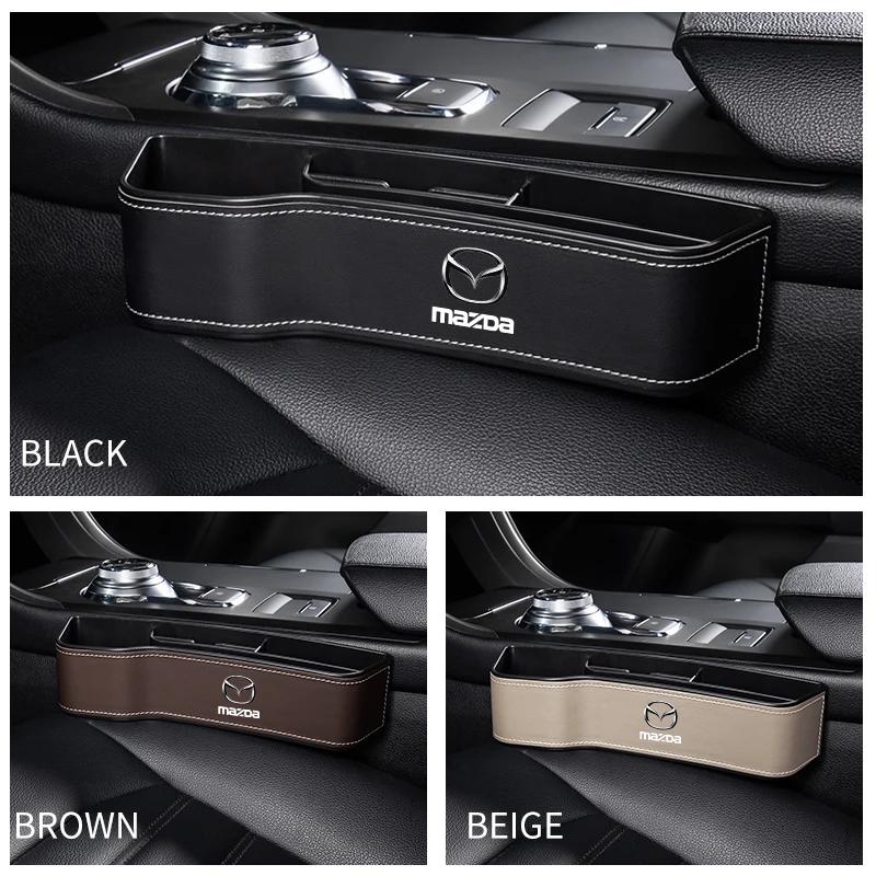 1pcs Car Seat Organizer Crevice Storage Box For Mazda 2 3 5 6 M5 Ms CX-4 CX-5 CX6 M3 M6 MX3 MX5 Auto Interior Accessories