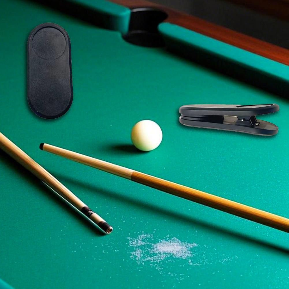1PC Billiard Cue Chalk Clip Elastic Silent Magnetic Storage Clip Billiard Accessory