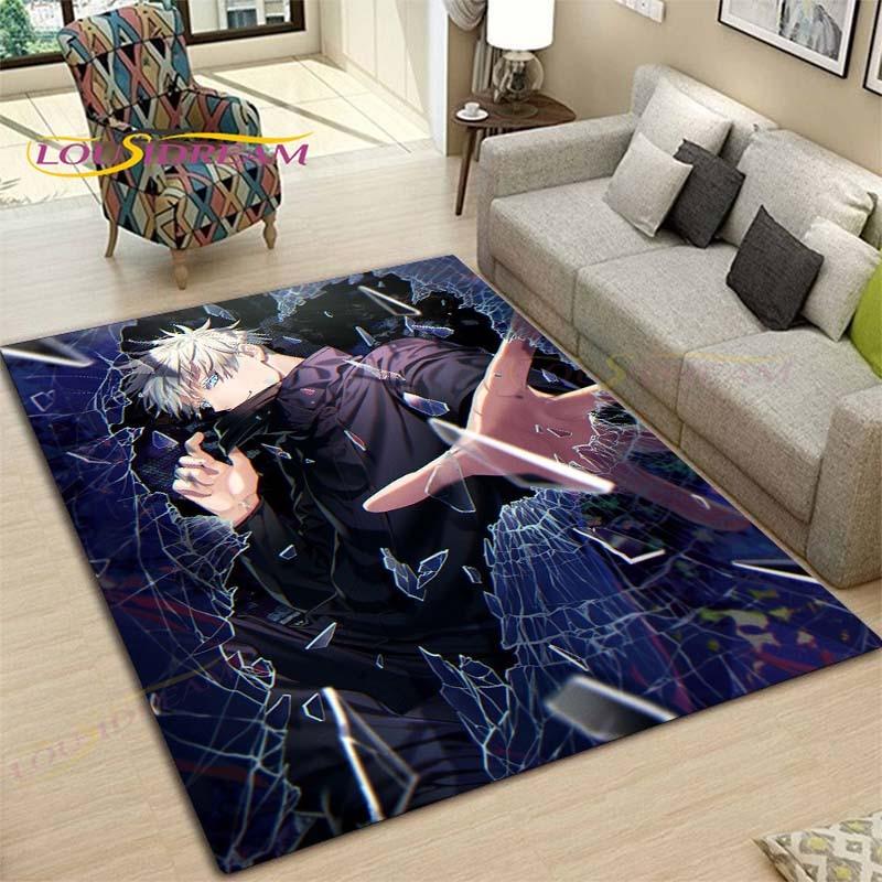 Cartoon Jujutsu Kaisen Floor Mat Door Mat Bathroom Non-slip Carpet Anime Carpet Printing Floor Mat Carpet