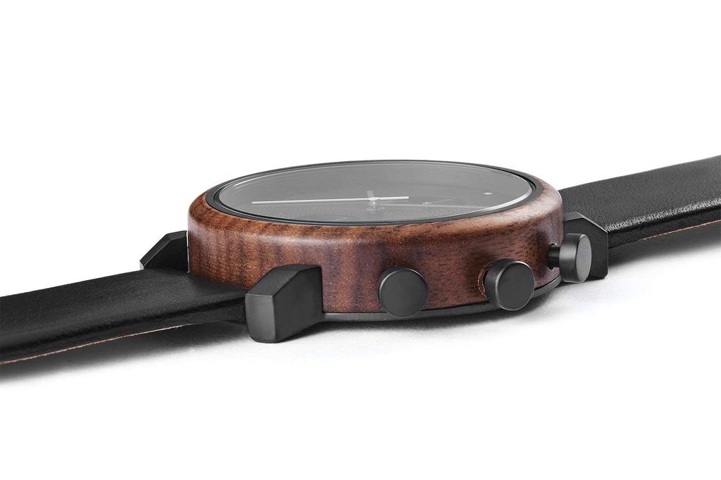 Watch the Shot Shot Charles 43mm Walnut