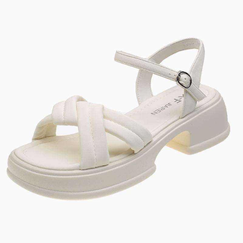 Fashion Summer Women Gladiator Sandals Fashion Comfortable Platform Sandals Muffin Casual Cross-toe Women's Shoes Luxury Sandales