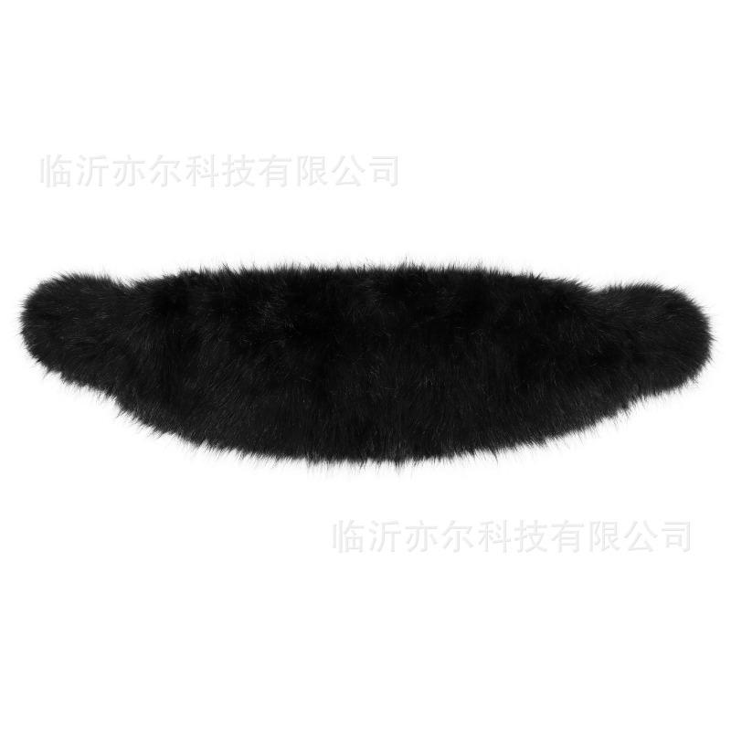 Viking Shawl Sleeves Foot Covers Skirt Set Faux Fur Cloak Scarf Halloween Show Costume