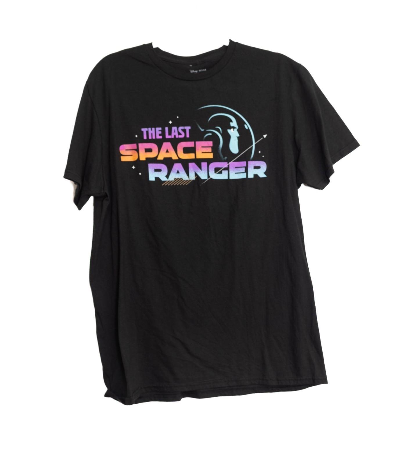 Disney The Last Space Ranger Black Size L T-Shirt Adult Unisex Crew Neck Short S XXL