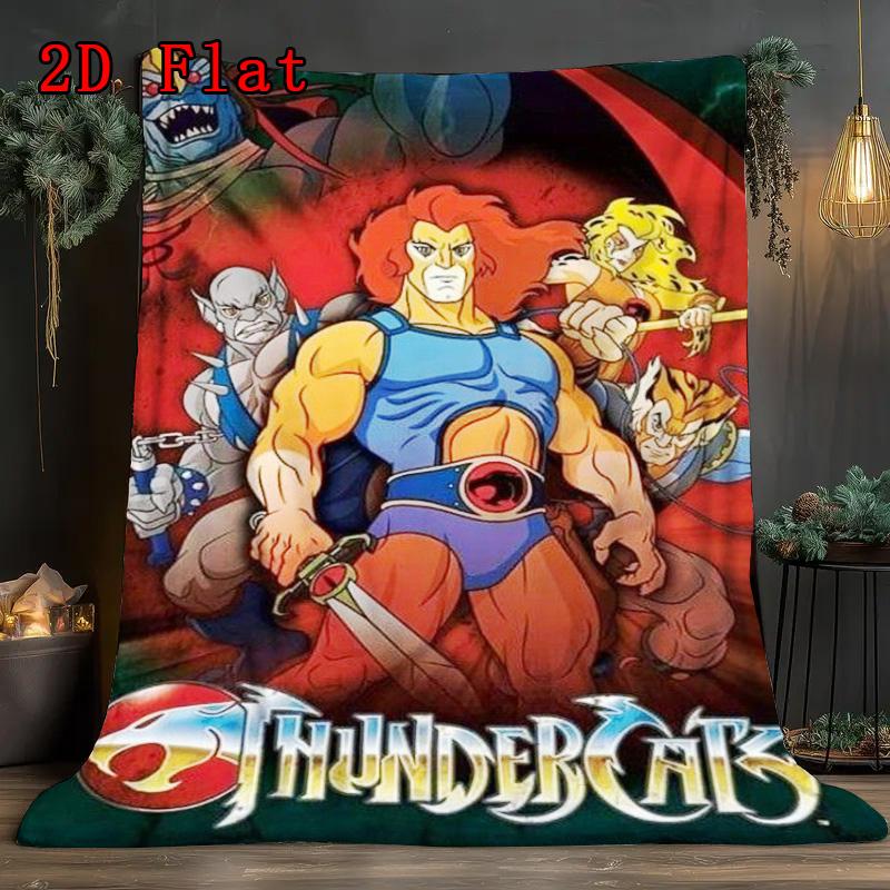 Thundercats 2D Flat Pattern Flannel Blanket High Quality All Seasons Warmth and Comfort Perfect for Christmas Gifts.MMT0918092