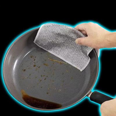 5pcs/set Powerful Cleaning Effect Steel Wire Dishwashing Rag For Easy And Efficient Cleaning Easy As Shown