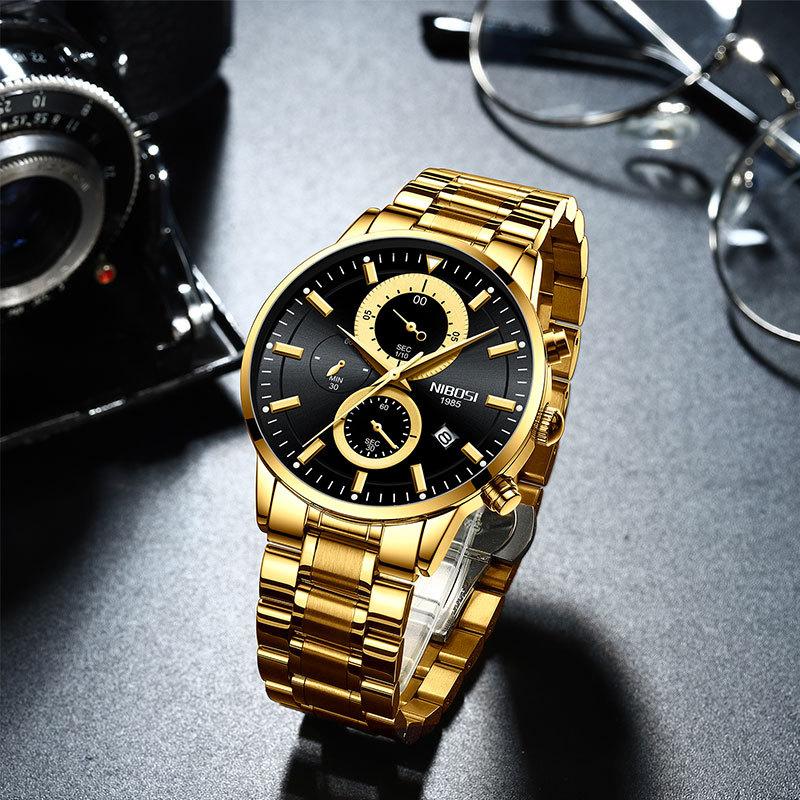 Fashion Watch Waterproof Calendar Men'S Watch Fashion Casual Quartz Watch Support Authorization