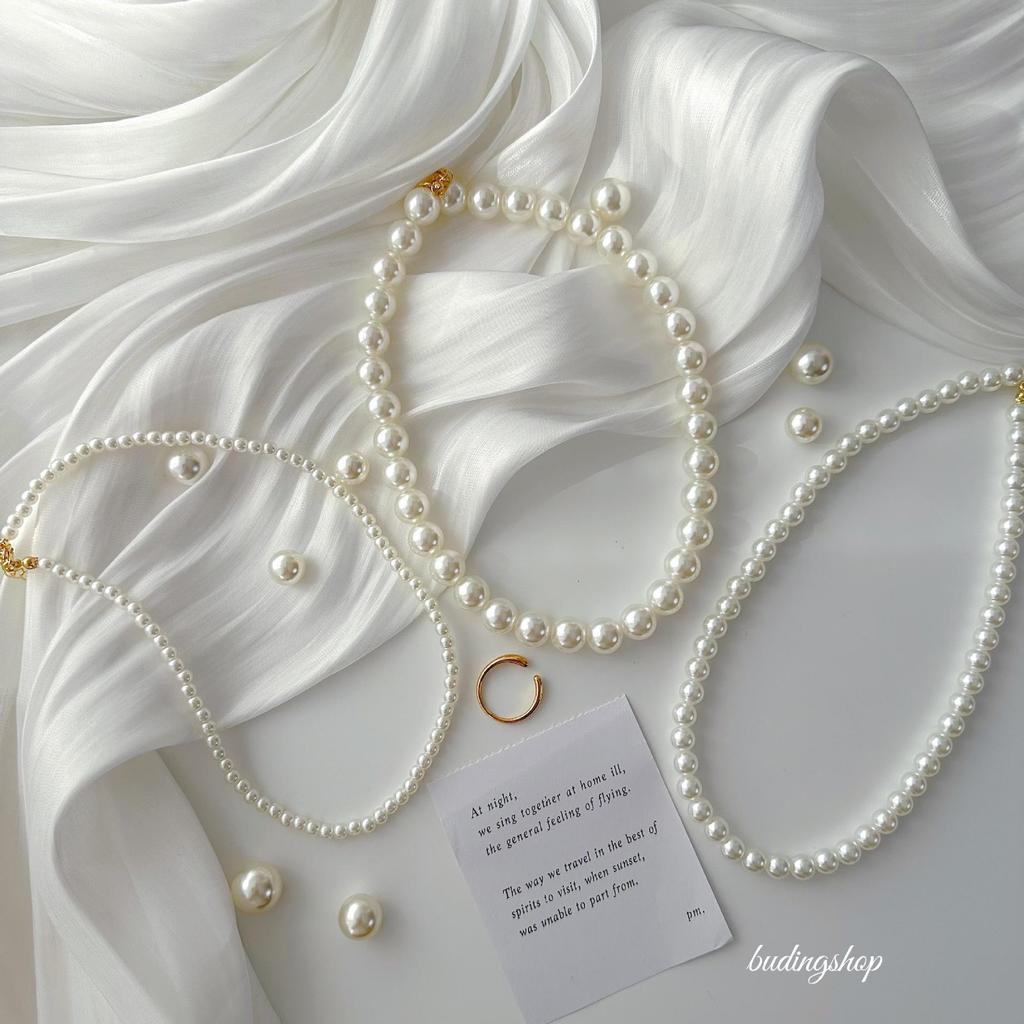 Beige Pearl Necklace Prop: Nail Art, Jewelry & Cosmetics Photography Background Decoration
