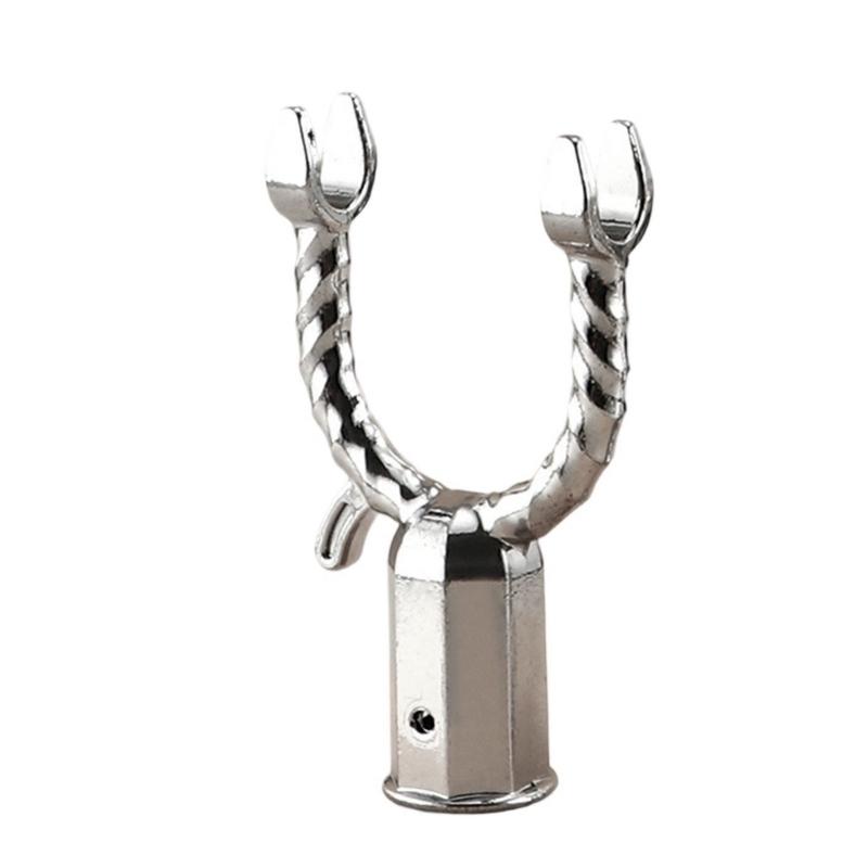 Reinforced Aluminum Alloy Laundry Hook Accessories 19mm Thickened Tube Secure Threaded Connection Home Use