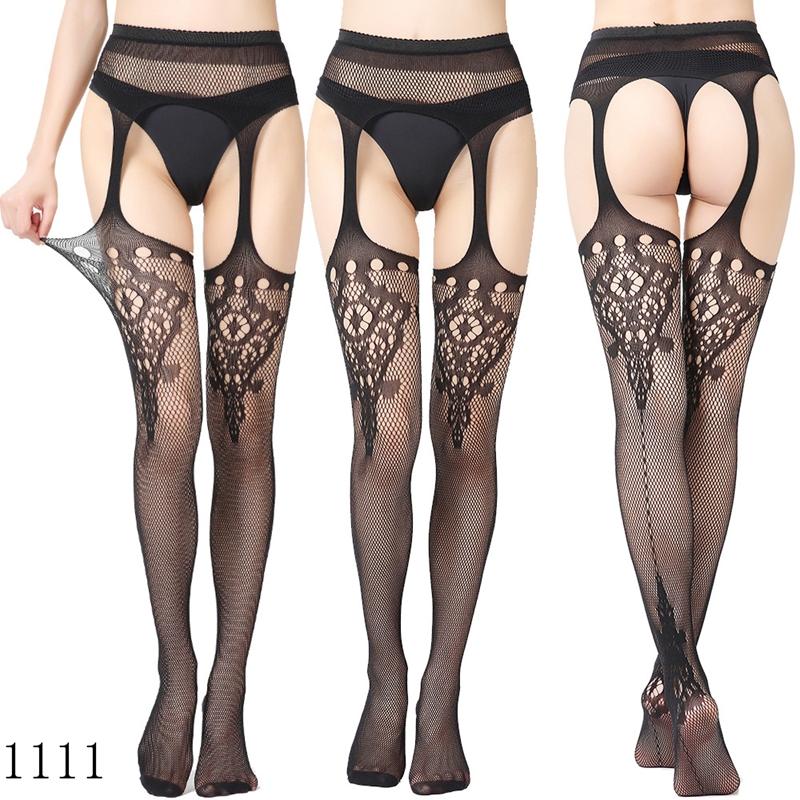 28 Colors Women Sexy Tights Black Nylon Stretch Pantyhose Ladies Garter Belt Socks Party Nightclub Charming Suspender Tights