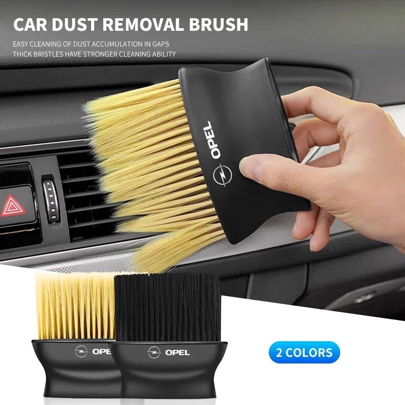 AAAYW1 Car interior sweeping dust soft brush car wash tool artifact For Opel Astra Insignia Corsa Zafira Meriva Mokka Vivaro Vectra