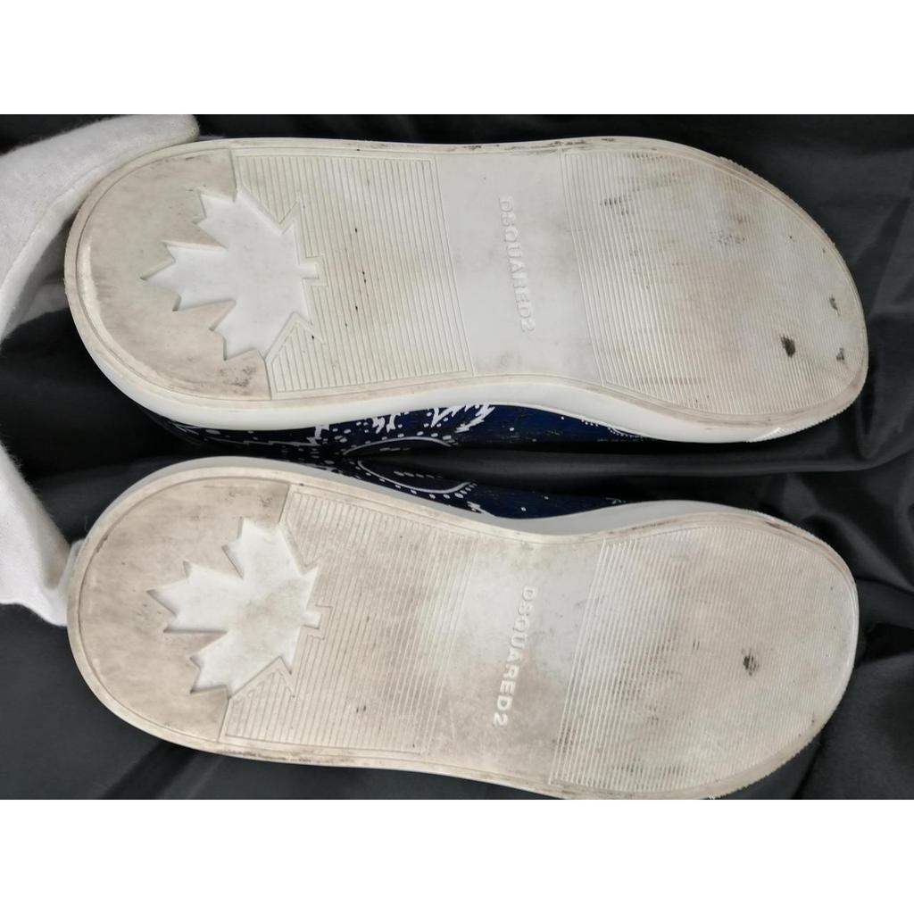 Used DSQUARED2 SIZE 41 (26CM) / Bandana Pattern Paisley Pattern Sneakers
