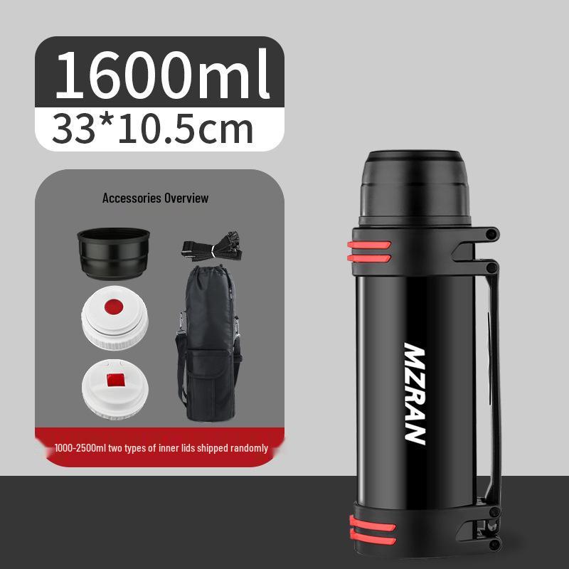 4L Stainless Steel Travel Thermos Mug for Men - Large Capacity Car Kettle Flask