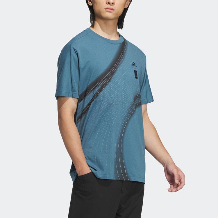 Adidas Logo Print Casual Sports Short-Sleeve T-Shirt Men Tops IA8091