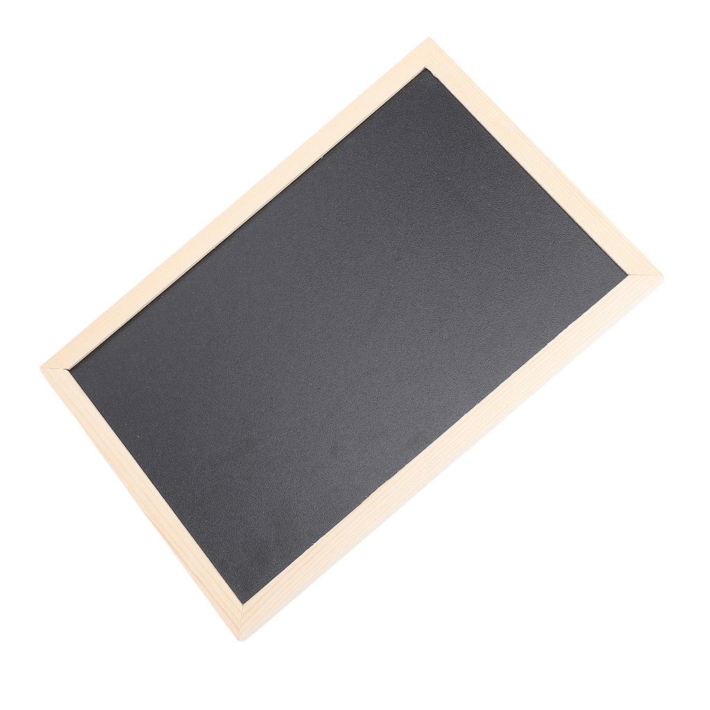 2 Pcs Chalkboard with Wooden Frame Reusable Writing Drawing Framed Chalkboard Blackboard with 6 Pcs