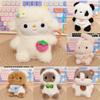 Bunny Cute Cat Panda Sheep Animal Short Plush Keychain Toy Material Home Decor
