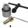 Mandrino per Micro Trapano Motorizzato Intervallo di Serraggio 0,3-4 mm Mandrino Cónico con Chiave per Mandrino Albero Motore Elettrico da 3,17 mm Strumento in Ottone Strumento Manuale