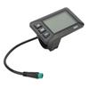 Displej na elektrické kolo 36V 48V LCD GD01 Displej 5kolíkový vodotěsný konektor pro řidítka 22,2 mm