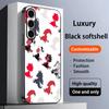 Helluva Boss Classic Anime Pattern Phone Case For Samsung Galaxy S26 S25 S24 S23 S22 S21 Plus Ultra Note20 Soft Black